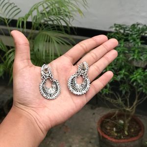 Traditional Silver Earrings