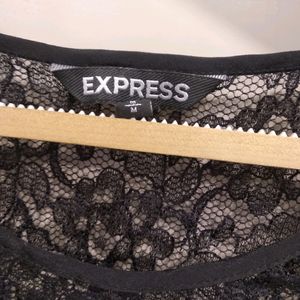 Express Beautiful Top With Lace