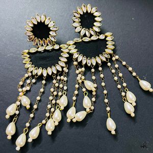 Fancy Party Wear Have Long Size Earrings