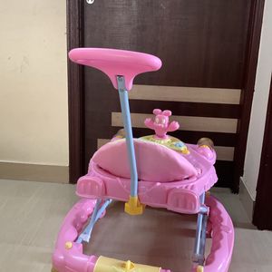 Baby walker-Pink With Package Box