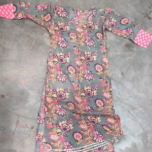 Kurta With Paint Wit Pocket