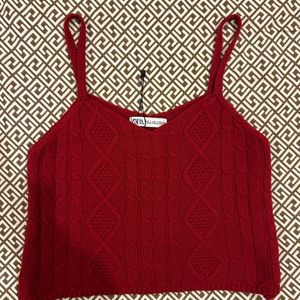 Zara Knit Cop Top