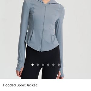 Blue Fitted Sport Jacket