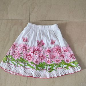 Tshirt Fabric Elasticated Waist Skirts