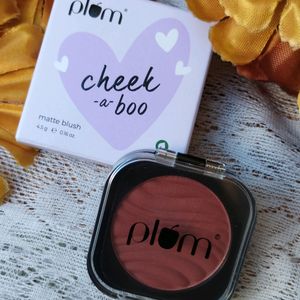 Plum Cheek-A-Boo Matte Blush- One In Melon