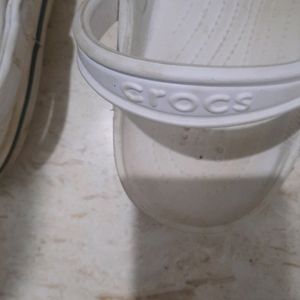 White Crocs Unisex