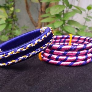 2 Pairs Of Handmade Bangles