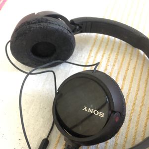 Sony Black Wired Headphones