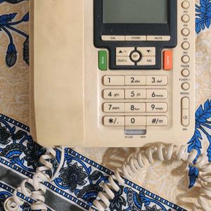 Table Landline Phone Set With Memory Function