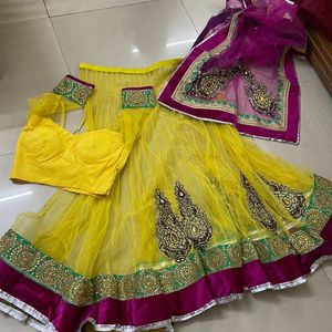 Oneday Sale Price Drop 🔴🔴Ready To Wear Lehenga N