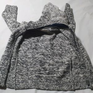 Imported Zipper Sweater For Kids With Hoody