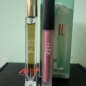 Kayali Perfume & Huda Beauty Full Size Lipstick