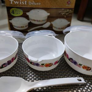 Microwave Containers (Set of 4pcs)