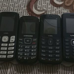 Combo Of  4 Keypad Mobile Phones 📱🤳