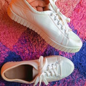 Womens White Sneakers