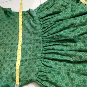 Max Brand Green Anarkali Kurti