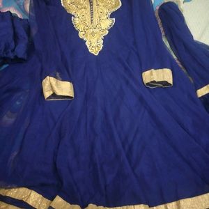 Bust Size 34 Nevy Blue Partywear Dress