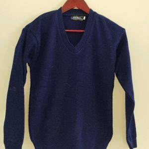 full sleeves navy blue sweater