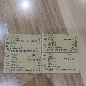 4 Indian Railways Ticket