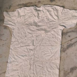 White Branded T Shirt