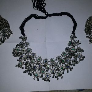 Oxidized Heavy  Jewellery set