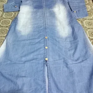 Denim Long Kurti