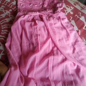 Pink Long Gown