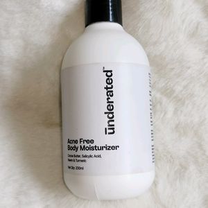 Underated Acne Free Body Moisturizer