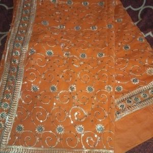 Ful Sitara Work Saree