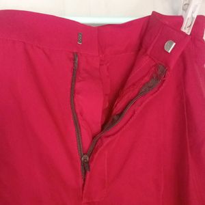 RED LINEN TROUSER SUIT 🍒