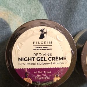 Pilgrim Red Vine Night Gel Creme Pack Of 2