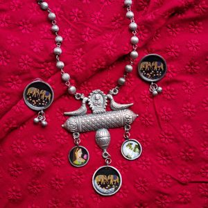 Rajdarbar Digital Print Necklace Set