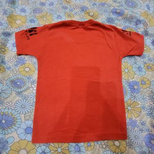 Boys Red T-shirt (Pack Of 2)