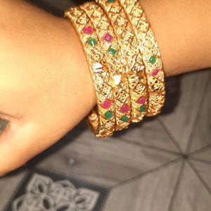 Polished Bangles For Baby Girl