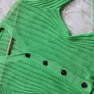 Neon Green Thin Sweater