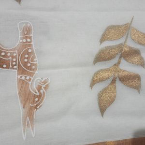 Hand Painted Handloom Saree