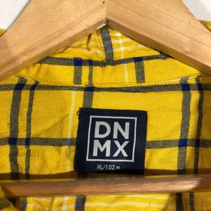 Mustard Yellow Checked Shirt(Women’s)