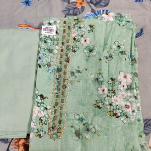 Cotten Dress Material With Dupatta