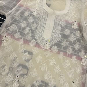 Chikankari Kurta With Inner