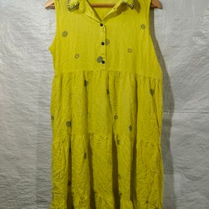 Yellow Frock For Women