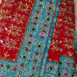 Very Heavy Bridal Wear Saree At Cheap Price 🔥