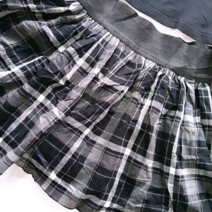 Black And White Skirt