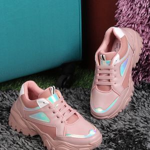 Pink Perfect Heeled Sneakers!