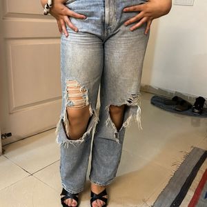 Ripped Jeans By H&M Denims