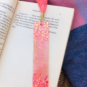 Handmade resin bookmark