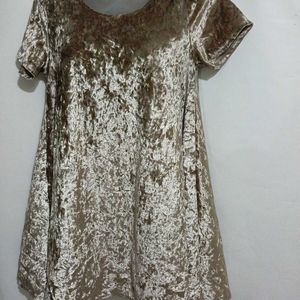 CUTE SHORT VELVET DRESS