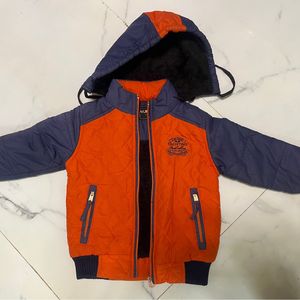 Winter Jacket For Kids- Orange