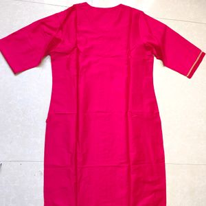 Pink Kurta Set XXL No Dupatta