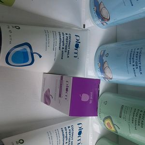 Combo Of 8 Plum Shampoo conditioner And Serum