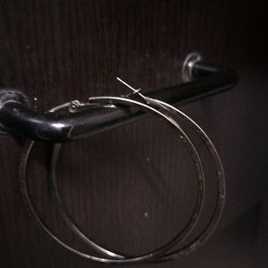 Silver Hoop Earrings